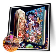 Load image into Gallery viewer, Diamond Painting - Full Round - book fairy (30*30CM)