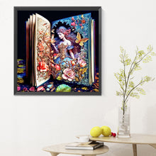 Load image into Gallery viewer, Diamond Painting - Full Round - book fairy (30*30CM)