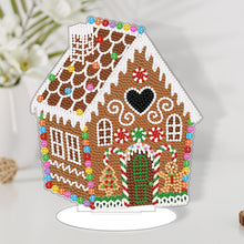 Load image into Gallery viewer, Diamond Painting Table Decor for Home Office Table Decor (Gingerbread Houses)