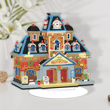 Load image into Gallery viewer, Diamond Painting Table Decor for Home Office Table Decor (Train Station)