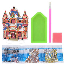 Load image into Gallery viewer, Diamond Painting Table Decor for Home Office Table Decor (Gingerbread City)