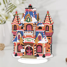 Load image into Gallery viewer, Diamond Painting Table Decor for Home Office Table Decor (Gingerbread City)