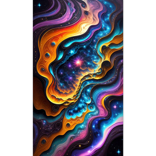 Diamond Painting - Full Square - starry sky waves (40*70CM)