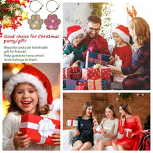 Load image into Gallery viewer, 8PCS Diamond Painting Hanging Decor Dog Paw Diamond Wine Glass Charms Expression