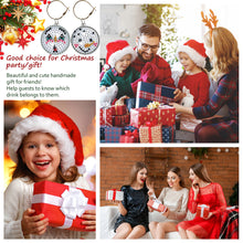 Load image into Gallery viewer, 8PCS Diamond Painting Hanging Decor Dog Paw Diamond Wine Glass Charms Expression