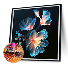 Load image into Gallery viewer, Diamond Painting - Full Round - Fluorescent crystal flowers (30*30CM)