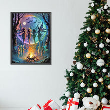 Load image into Gallery viewer, Diamond Painting - Full Round - Gathering of fairies under the moon (30*40CM)
