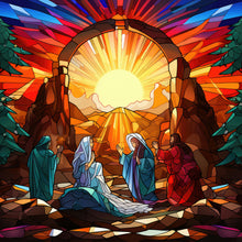 Load image into Gallery viewer, Diamond Painting - Full Round - Believer Jesus Glass Art (30*30CM)