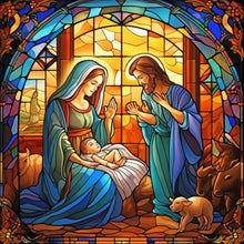 Load image into Gallery viewer, Diamond Painting - Full Round - Believer Jesus Glass Art (30*30CM)