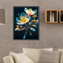 Load image into Gallery viewer, Diamond Painting - Full Round - Fluorescent crystal flowers (30*40CM)