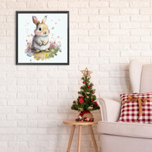 Load image into Gallery viewer, Diamond Painting - Full Round - rabbit and flower (30*30CM)