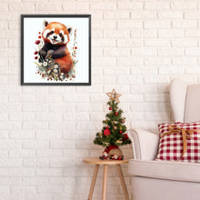Load image into Gallery viewer, Diamond Painting - Full Round - Red panda and flowers (30*30CM)