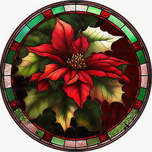 Load image into Gallery viewer, Diamond Painting - Full Round - round brand christmas poinsettia (30*30CM)