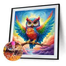 Load image into Gallery viewer, Diamond Painting - Full Round - Colorful owl (30*30CM)