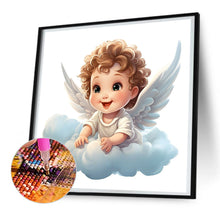 Load image into Gallery viewer, Diamond Painting - Full Round - angel baby (30*30CM)