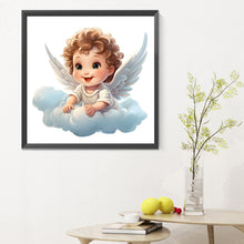 Load image into Gallery viewer, Diamond Painting - Full Round - angel baby (30*30CM)