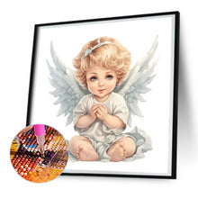 Load image into Gallery viewer, Diamond Painting - Full Round - angel baby (30*30CM)
