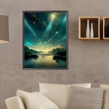 Load image into Gallery viewer, Diamond Painting - Full Round - aurora river (30*40CM)