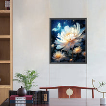 Load image into Gallery viewer, Diamond Painting - Full Round - Butterflies and glowing flowers (30*40CM)
