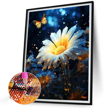 Load image into Gallery viewer, Diamond Painting - Full Round - Butterflies and glowing flowers (30*40CM)