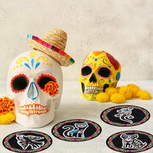 Load image into Gallery viewer, 8PCS Special Shape Diamond Painting Art Coaster Kit Mexican Style (#1)