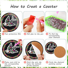 Load image into Gallery viewer, 8PCS Special Shape Diamond Painting Art Coaster Kit Mexican Style (#1)
