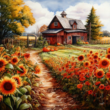 Load image into Gallery viewer, Diamond Painting - Full Round - Harvest Farm (30*30CM)