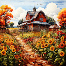 Load image into Gallery viewer, Diamond Painting - Full Round - Harvest Farm (30*30CM)