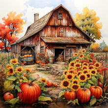 Load image into Gallery viewer, Diamond Painting - Full Round - Harvest Farm (30*30CM)