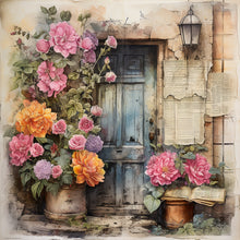Load image into Gallery viewer, Diamond Painting - Full Round - Nostalgic garden entrance (30*30CM)