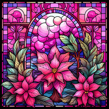 Load image into Gallery viewer, Diamond Painting - Full Round - Pink Christmas Glass Art (30*30CM)
