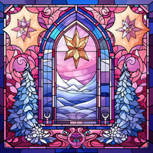 Load image into Gallery viewer, Diamond Painting - Full Round - Pink Christmas Glass Art (30*30CM)