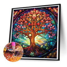 Load image into Gallery viewer, Diamond Painting - Full Round - tree of life glass art (30*30CM)