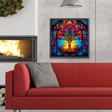 Load image into Gallery viewer, Diamond Painting - Full Round - tree of life glass art (30*30CM)