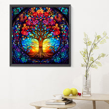 Load image into Gallery viewer, Diamond Painting - Full Round - tree of life glass art (30*30CM)
