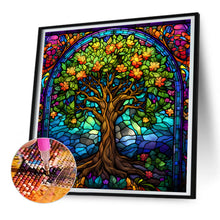 Load image into Gallery viewer, Diamond Painting - Full Round - tree of life glass art (30*30CM)