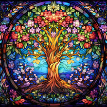 Load image into Gallery viewer, Diamond Painting - Full Round - tree of life glass art (30*30CM)