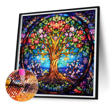 Load image into Gallery viewer, Diamond Painting - Full Round - tree of life glass art (30*30CM)