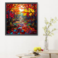 Load image into Gallery viewer, Diamond Painting - Full Round - maple leaf forest (30*30CM)