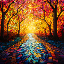 Load image into Gallery viewer, Diamond Painting - Full Round - maple leaf forest (30*30CM)