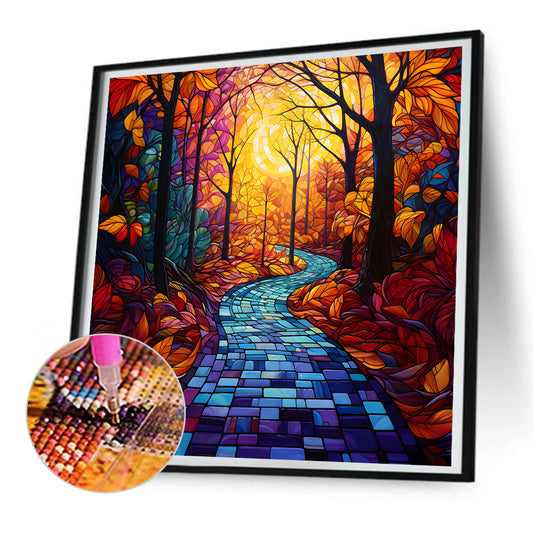 Diamond Painting - Full Round - maple leaf forest (30*30CM)