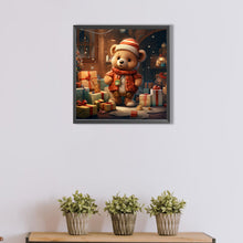Load image into Gallery viewer, AB Diamond Painting - Full Round - Christmas gift bear (40*40CM)