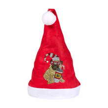 Load image into Gallery viewer, DIY Diamond Painting Christmas Hat Comfort Soft for Adults Unisex (Puppy #3)