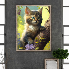 Load image into Gallery viewer, Diamond Painting - Full Round - Cats and nature (30*40CM)