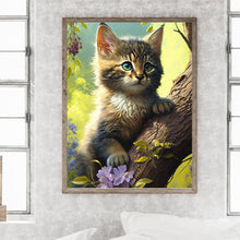 Load image into Gallery viewer, Diamond Painting - Full Round - Cats and nature (30*40CM)