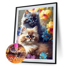 Load image into Gallery viewer, Diamond Painting - Full Round - Cats and nature (30*40CM)