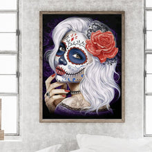 Load image into Gallery viewer, Diamond Painting - Full Round - day of the dead girl (30*40CM)