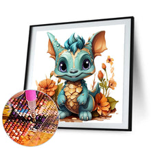 Load image into Gallery viewer, Diamond Painting - Full Round - little dinosaur (30*30CM)