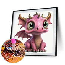 Load image into Gallery viewer, Diamond Painting - Full Round - little dinosaur (30*30CM)