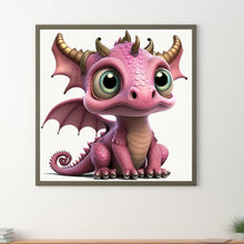 Load image into Gallery viewer, Diamond Painting - Full Round - little dinosaur (30*30CM)